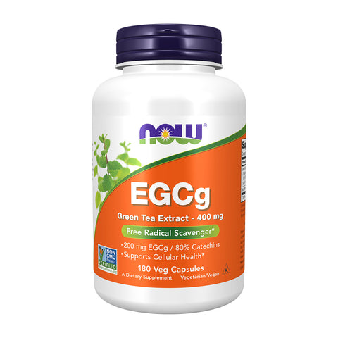 나우푸드_EGCg 녹차 추출물 400mg, 180 베지캡슐
