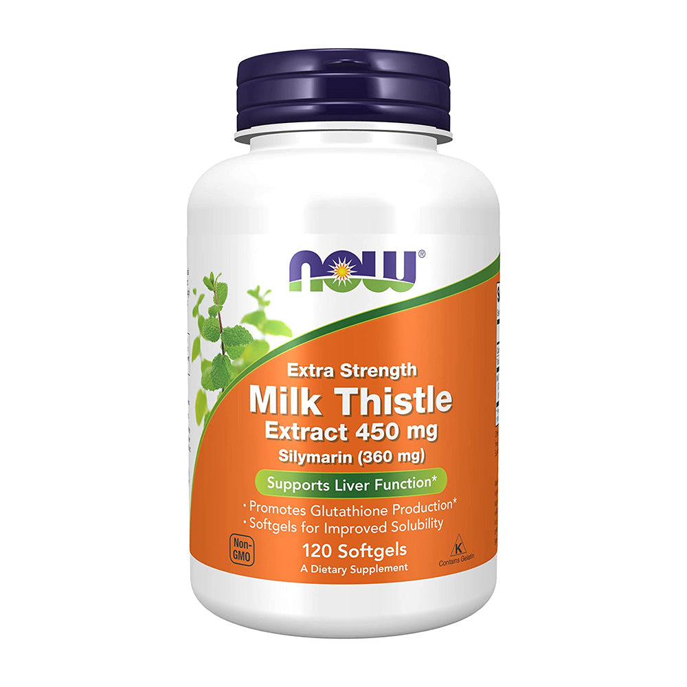 나우푸드_밀크 씨슬 엑스트라 스트렝스 450mg, 120 소프트젤