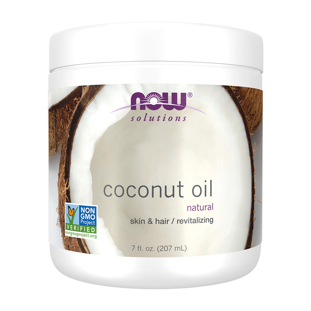 나우푸드_Solutions Coconut Oil,  7 fl oz