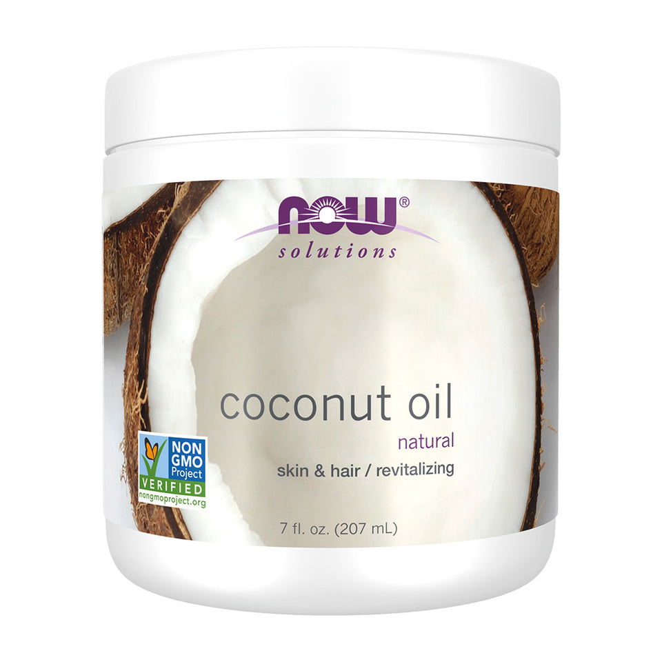 나우푸드_Solutions Coconut Oil,  7 fl oz