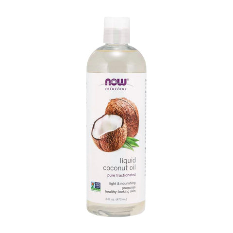 나우푸드_Solutions, Liquid Coconut Oil  16 fl oz