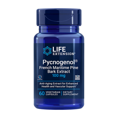 라이프익스텐션_피크노제놀 프렌치 마리타임 파인 바크 추출물 100mg, 60 베지캡슐