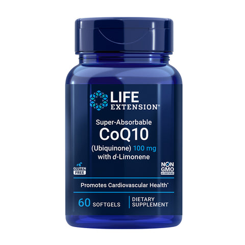 라이프익스텐션_슈퍼-앱조버블 코엔자임Q10 (유비퀴논) 100mg 위드 D-리모넨, 60 소프트젤