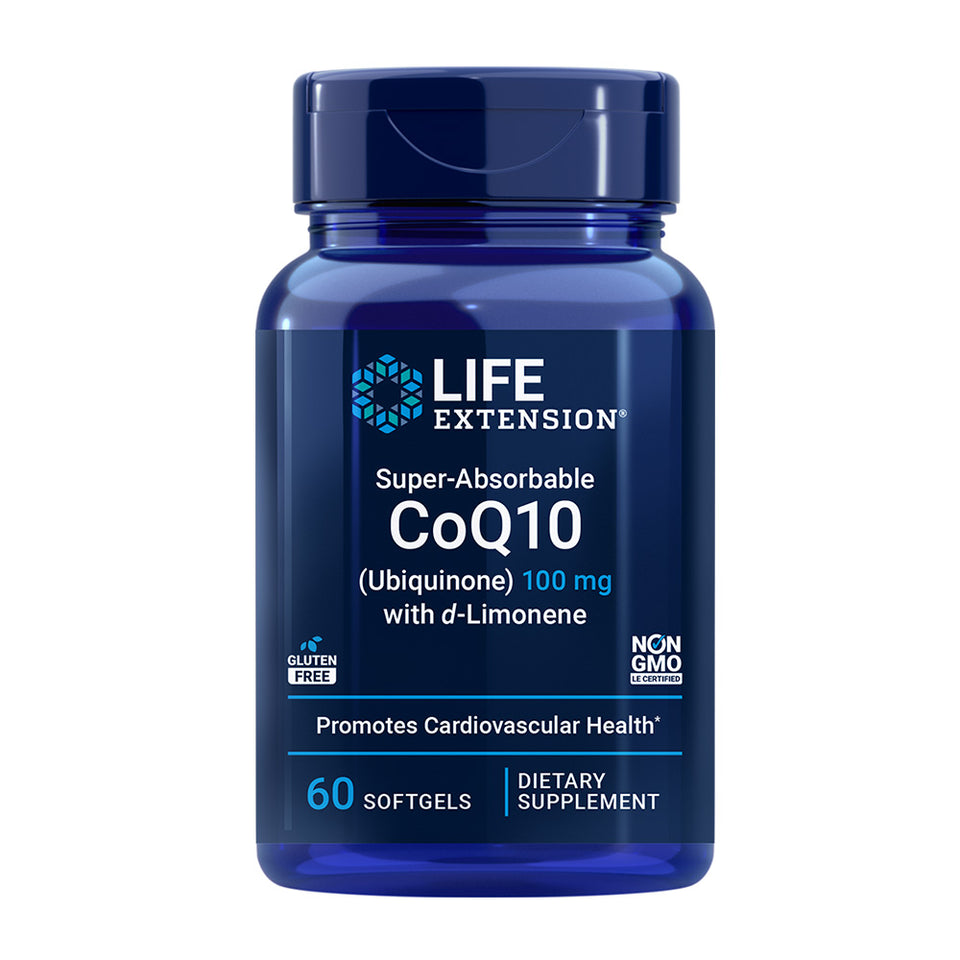 라이프익스텐션_슈퍼-앱조버블 코엔자임Q10 (유비퀴논) 100mg 위드 D-리모넨, 60 소프트젤