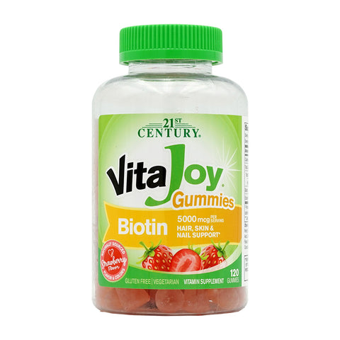 21세기센트리_비타조이구미 비오틴 5000mcg 딸기 맛, 120구미