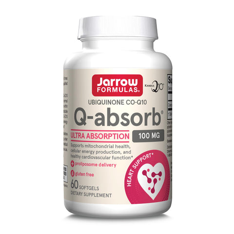 자로우포뮬러스_유비퀴놀 코엔자임 Q10 Q-앱솔브  100mg, 60 소프트젤