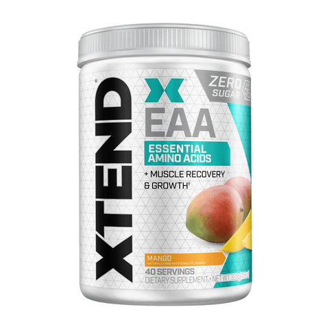 엑스텐드_엑스텐드 Xtend EAA 필수 아미노산 보충제 40서빙 망고 맛, 328g