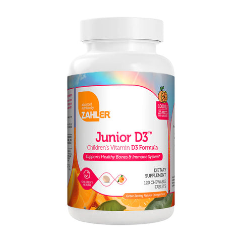 Junior D3 1000 IU Orange Flavor,  120 Chewable Tablets