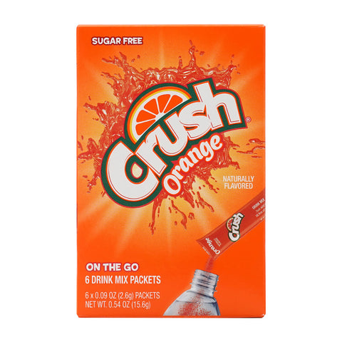 Crush Orange On the Go Drink Mix,  6 Packets