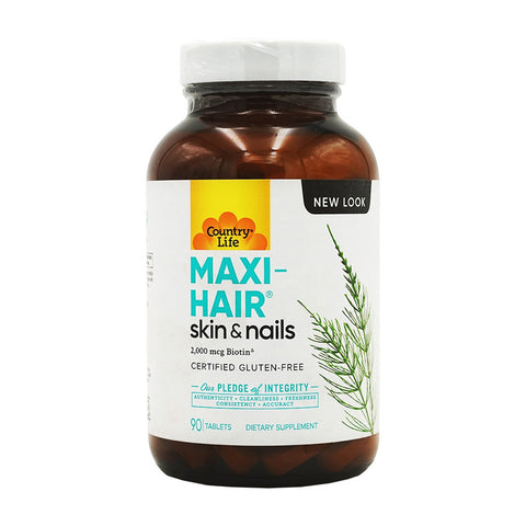 클리어런스 - 맥시-헤어 스킨 & 네일 2000 mcg 비오틴, 90 타블렛